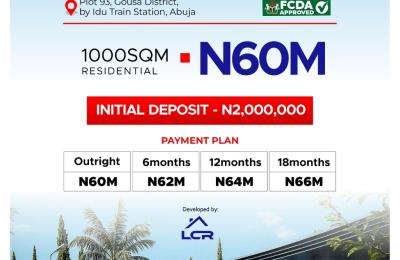 CityView Park & Resort - 1,000sqm Residential Plot, Gousa District Abuja