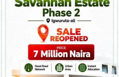 Savannah Estate Phase 2, Igwuruta-Ali