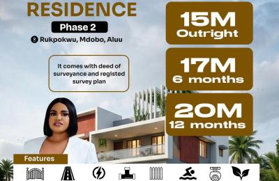 Prime Vista Residence Phase 2, Rukpokwu / Mdobo Aluu