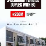 Brook's Haven - 3 Bedroom Terrace Duplex with BQ
