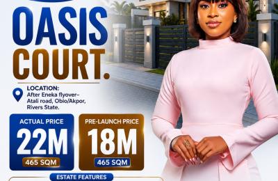 Oasis Court - 465sqm Plot, Atali Road Obio/Akpor